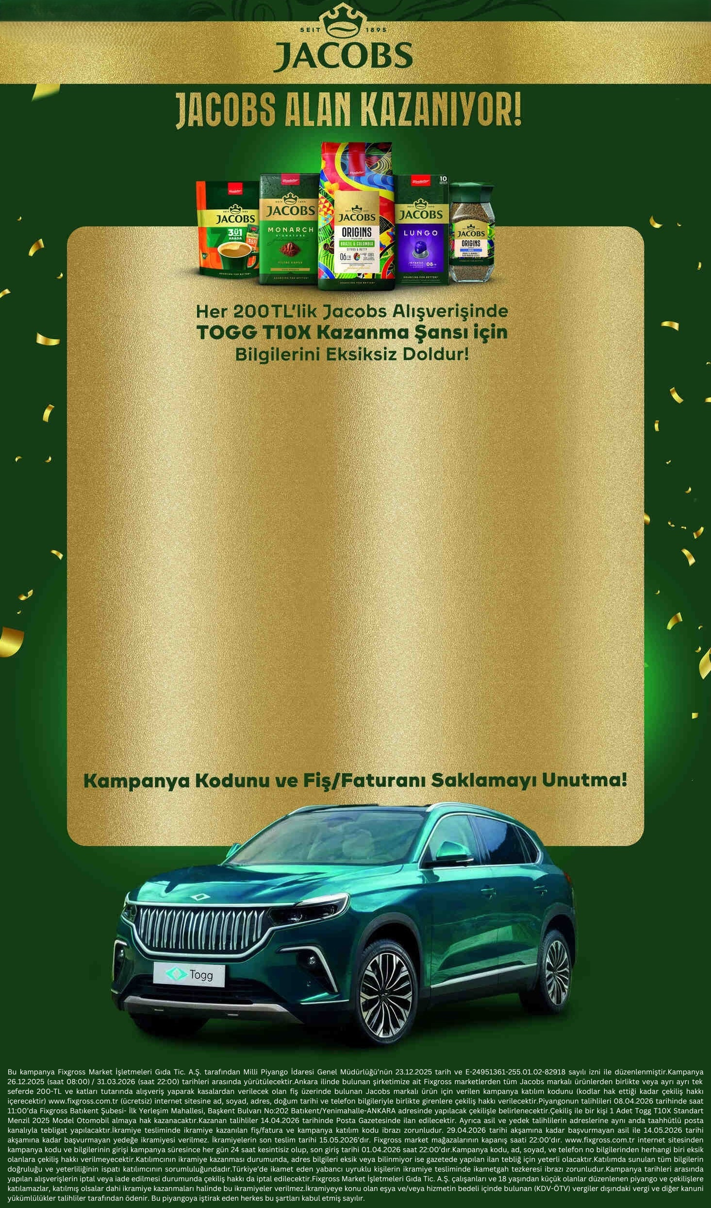 Çekiliş Kampanyası